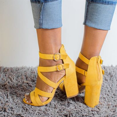 selfast block heels